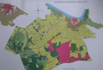 Fragment van de kaart gemeente Nijmegen anno 1832